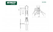 Детский городок KIDS эконом (green)